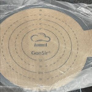 Non-Stick Silicone Sour Dough Bread Sling Baking Mat - Tan